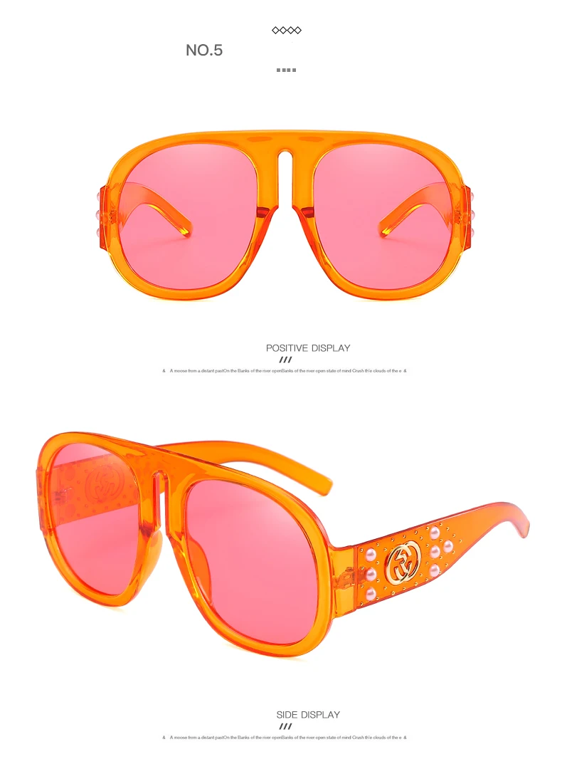 LEIDISEN, большая оправа, жемчужные заклепки, солнцезащитные очки для женщин, фирменный дизайн, Винтажные Солнцезащитные очки, модные женские очки, высокое качество, UV400