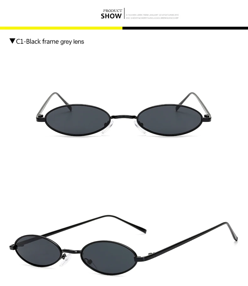 Новые брендовые дизайнерские винтажные маленькие овальные солнцезащитные очки для женщин/мужчин ретро черные розовые линзы солнцезащитные очки для женщин и мужчин UV400