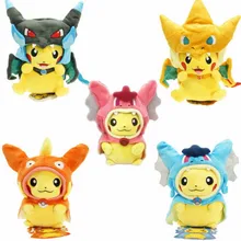 7 Kinds Option Baby Plush toys Cosplay Pikachu Funny Stuffed Animal Dolls Children Toys kids As