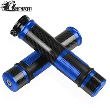 7/" 22 мм углеродное волокно бар концы мотоцикла рукоятки «Грипсы» Бар Универсальный мотоцикл для BMW F800GS F800R F700GS R1200GS GS F