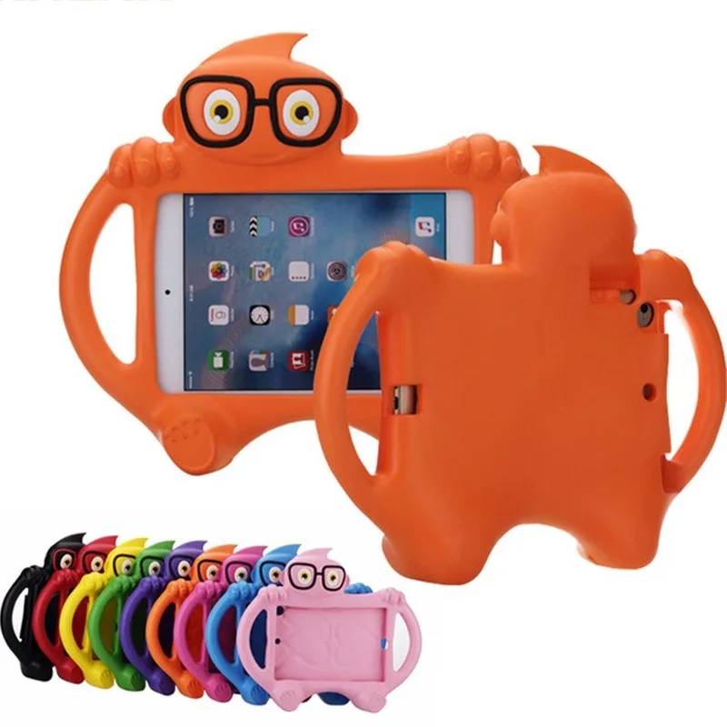 

Cute Cover for Apple iPad 2 3 4 9.7 inch Tablet Case Smart Stand Cover For ipad mini 1 2 3 2018 Silicone Case Kids Funda Etui