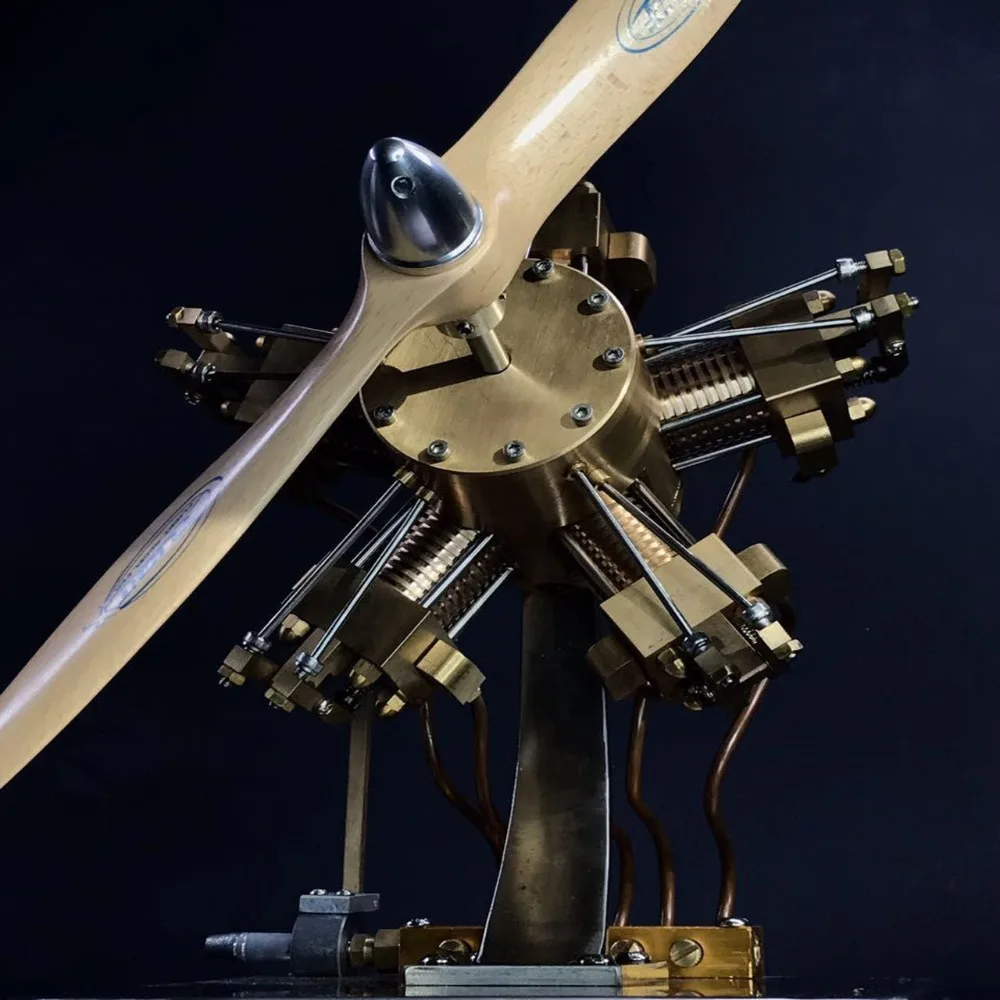 

Star Five Steam Engine Model Full Metal Model Creative Crafts