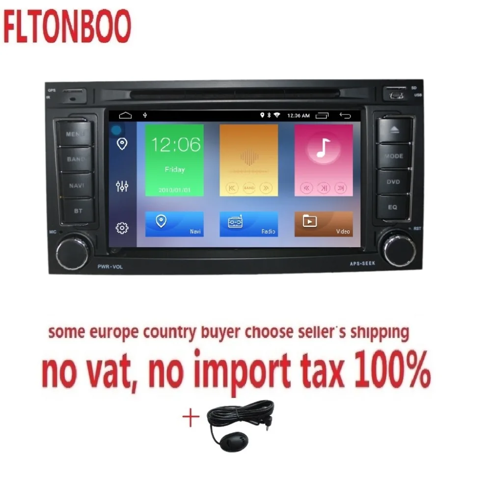 

7" Android 8.1 Car GPS Navigation radio dvd player for VW touareg ,bluetooth,steering wheel,2gb ram,16GB ROM,touch screen
