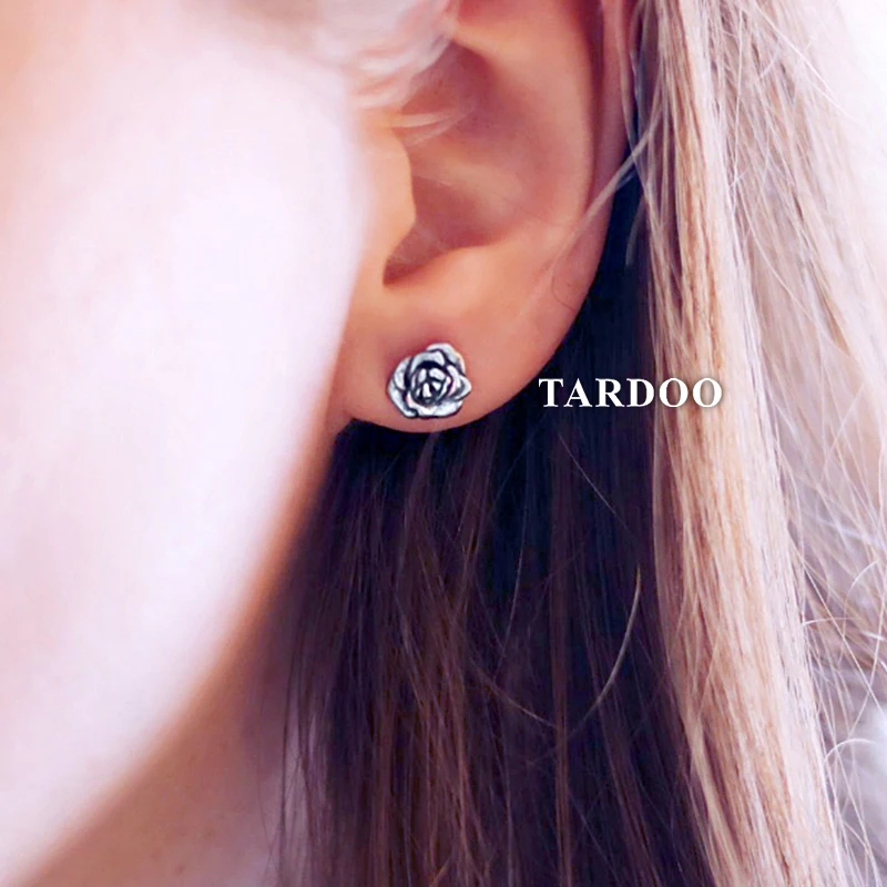 

e-Manco 925 Sterling Silver Zircon Earrings Luxury Silver Party Prevent Allergy Crown Earrings Wholesale New Arrival