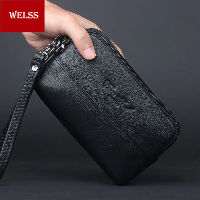 

CHEER SOUL Genuine Leather Women's Handbags Ladies Belt Waist Phone Clutch Bag Luxury Purse Wallet Fashion Female Card Holder
