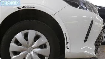 

2pcs Car styling Wheel eyebrow Anti-collision Strip Stickers for Renault clio megane 2 3 captur logan kadjar laguna accessories