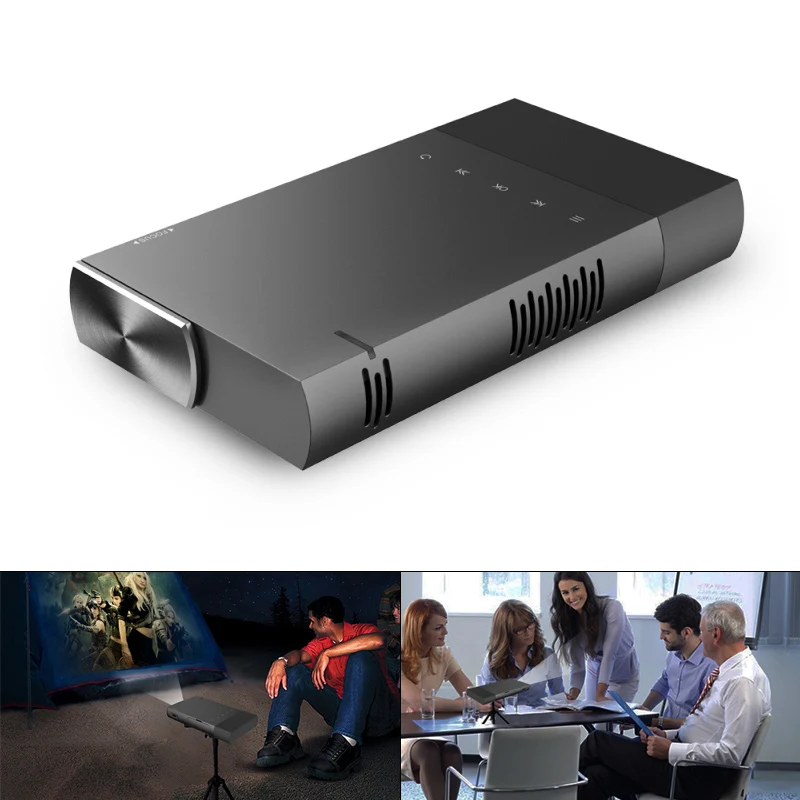 

Universal 10-138 Inch Portable Mini LED Projector Support Same Screen Projection of Mobile Phone for Home and Entertainment