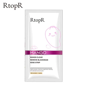 

10 Pcs/lot Mango Blackhead Remover Nose Mask Acne Treatment Pore Strip Face Lift Firming Peeling T Zone Care Oil-control Skin