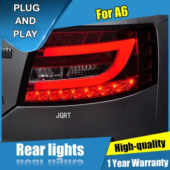 

car styling For Audi A6 taillight assembly 2005-2008 for A6 rear lights dedicated car light led taillight light with 2pcs.
