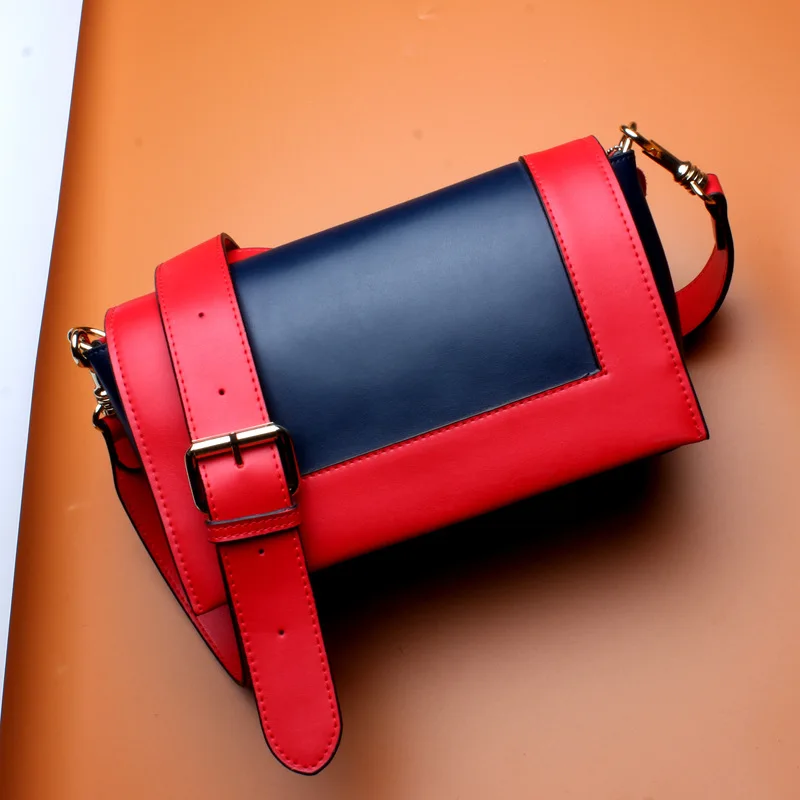 

2019 New product collision small square bag single shoulder oblique span small bag women's bag