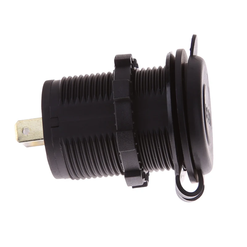 Автомобильное зарядное устройство с двумя USB, светодиодный светильник DC 12-24 В, Универсальный водонепроницаемый автомобильный сигаретный светильник er, 2 порта, USB разъем питания, 5 В, 2.1A/1A