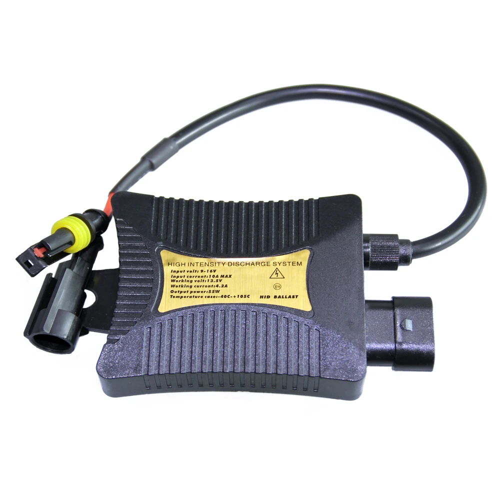 LOAUT 1Pcs 55W HID DC KIT CONVENSION Slim Ballast Digital 12V Projector Lens with Hight Low light kit | Автомобили и мотоциклы