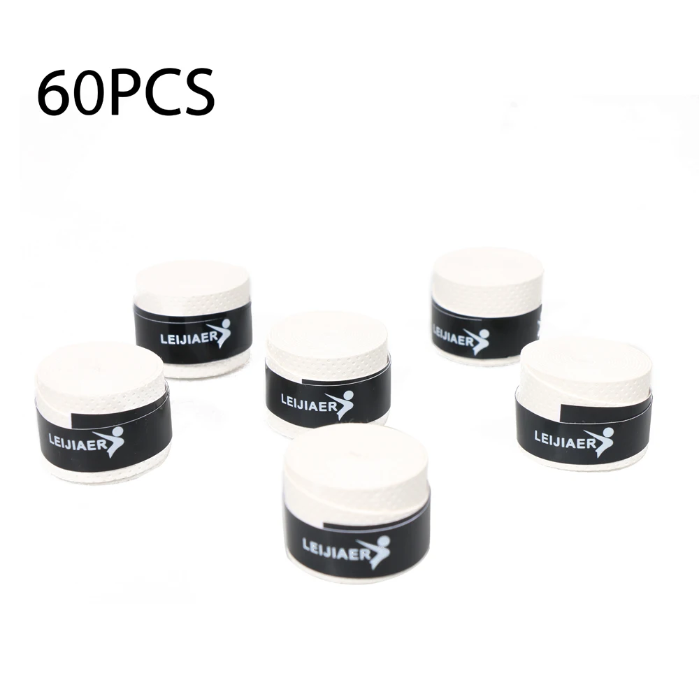 حزمة من 15/60/100/pcs تنس مضرب Overgrips مكافحة للانزلاق العرق الشريط الأغطية مضرب كرة الريشة أكثر من قبضة الصيد قضيب العرق الفرقة