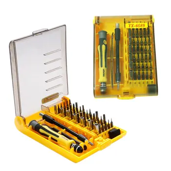 

Precision Multifunction Screwdriver Set Repair Opening Tool Kits Fix Phone/ laptop/ smartphone/ watch with Box Case 45 in 1