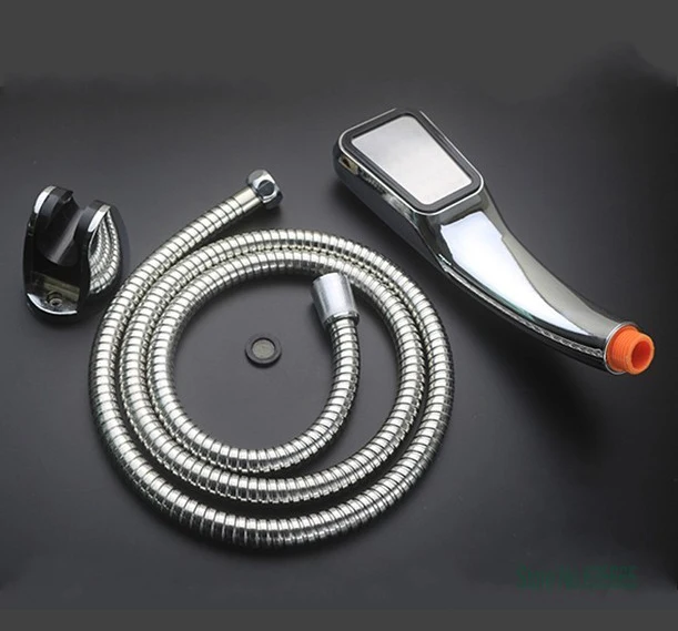 Pressurized Water Saving Hand Shower Head Hand held Sprayer 1.5m