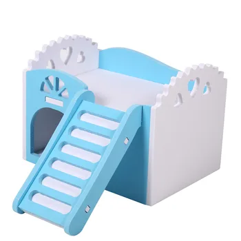 

Pet Hamster Small Animal Castle Sleeping House Nest Exercise Fun Toy 3 colors