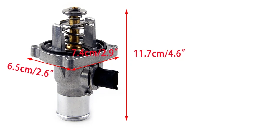 DWCX охлаждения двигателя Термостат домашней сборки клапан 96984104 подходит для Chevrolet Aveo Cruze Sonic Pontiac G3