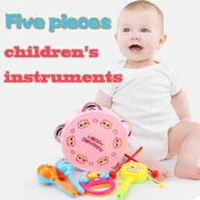 5 шт. погремушка для детей пластиковые маракасы погремушки вибратор детские развивающие игрушки музыкальный инструмент вечерние игрушки