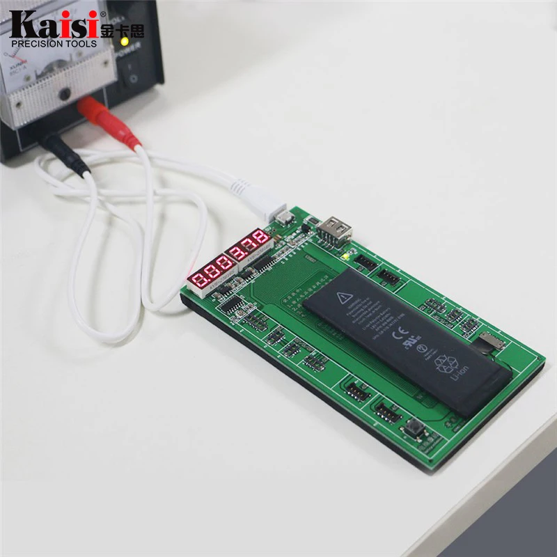 Kaisi Cell Phone Battery Fast Activation Board Plate Charging Cable Jig for iPhoneXS X 8 8Plus 7Plus 7 6s 6 5s 5 4s Repair Tool