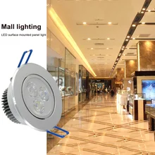 1 шт. светодиодный светильник Встраиваемая потолочная лампа 3 Вт Замена для домашнего офиса отеля JDH99