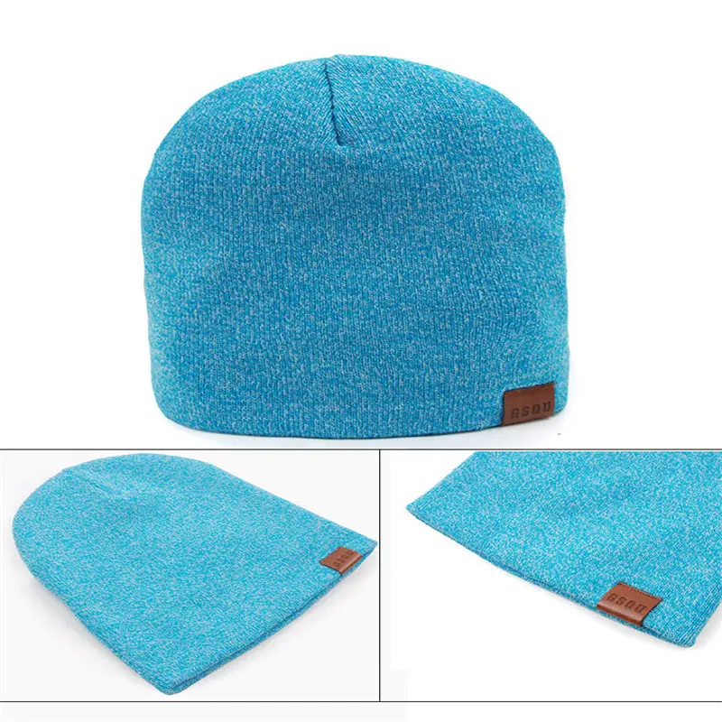 Esportivos ao ar Tampas de Esqui Chapéu de Malha de Malha de lã Chapéus de Inverno ao ar Cap para Homens e Mulheres Equipamentos Livre Quente Snowboard Inocentes 19 Boné trilha