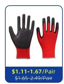 Садовые перчатки, GMG, с принтом, полиэстер, оболочка, белый, ПУ покрытие, защитные рабочие перчатки, женские Рабочие перчатки для женщин