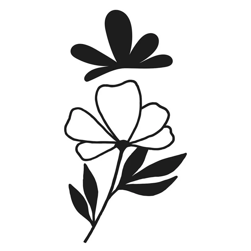 

Naifumofo 2pcs Beautiful Vibes Flowers Metal Cutting Dies Scrapbooking for Card Making DIY Embossing Cuts New Craft 2019 Arrival