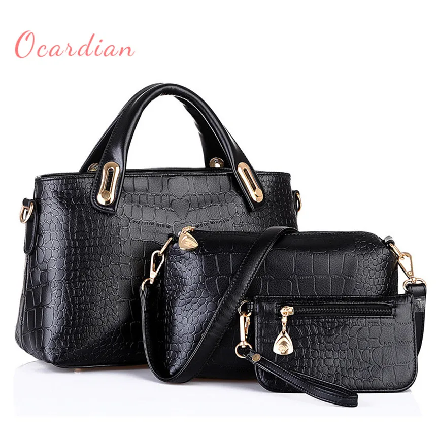 

OCARDIAN bolsos mujer Women Handbag Shoulder Bags Tote Purse Leather Ladies Messenger Hobo Bag Casual A1004#25