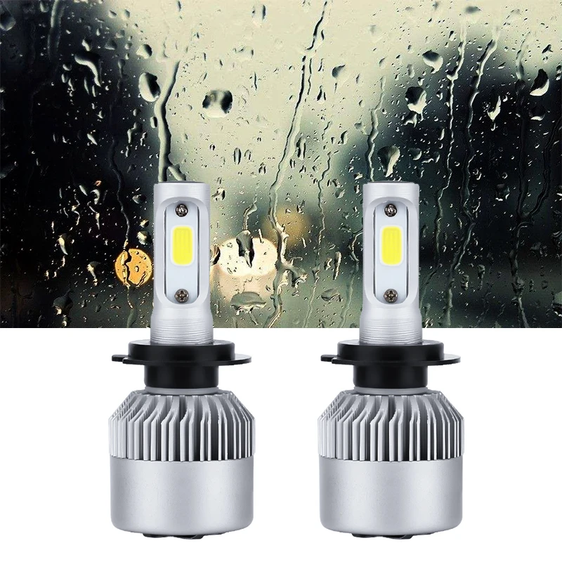 

H7 LED H4 Car headlight bulb 9005 9006 36W 6000k led fog light 12V 24V 7000rpm fan H11 H3 H4 H27 880 881 9004 9007 H13 HB1\2\3\4