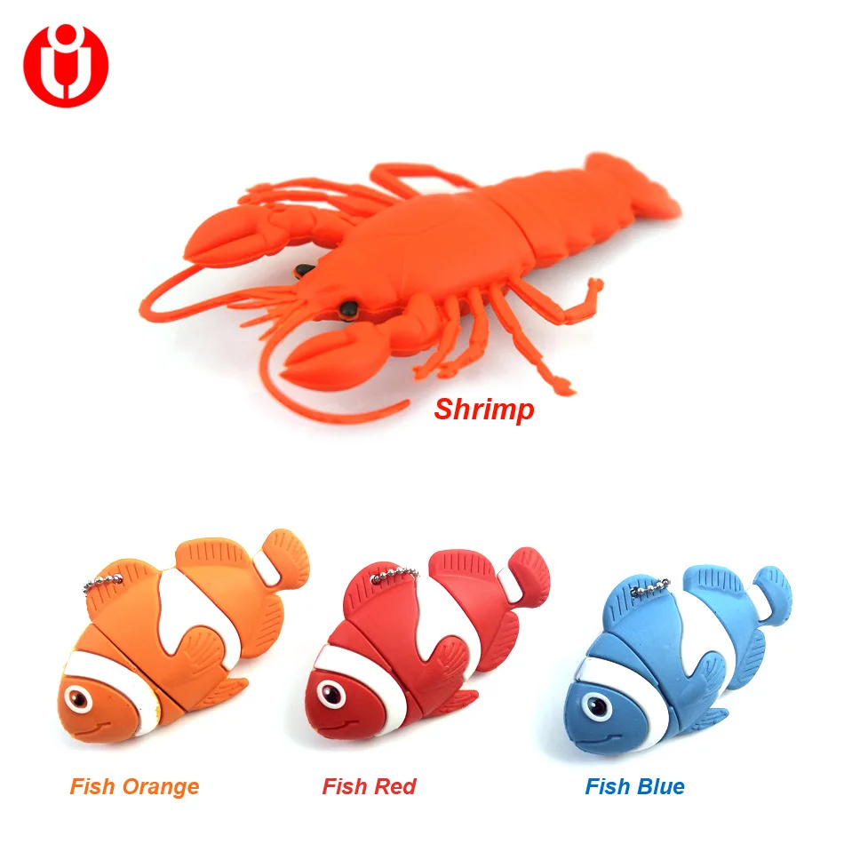 Флеш-накопитель Lobster Goldfish 16 ГБ USB флеш-накопитель 4 8 32 | Компьютеры и офис