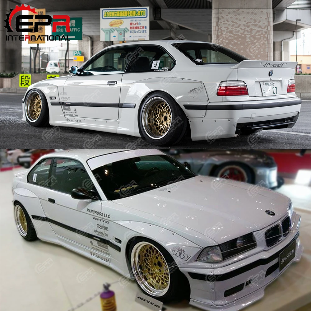 Комплект для кузова BMW E36 RB Style тюнинг FRP стекло волокно передний бампер из