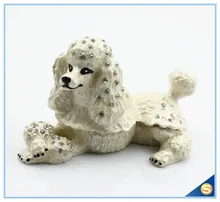 Wholesales Poodle Trinket Jewelry Box Vintage Dog Gift Boxes for Jewellery Free Shipping
