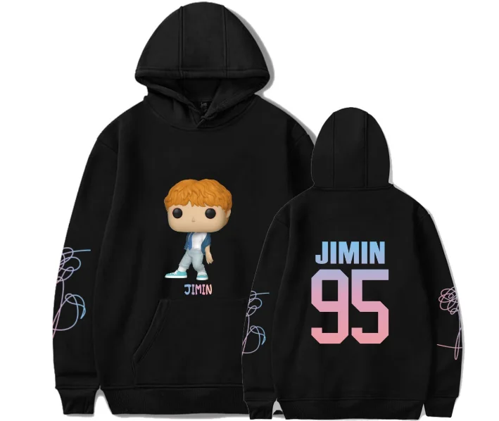 

Leisure HIP HOP Bulletproof Youth League Q version cartoon anime around the same paragraph should be aided women hoodies