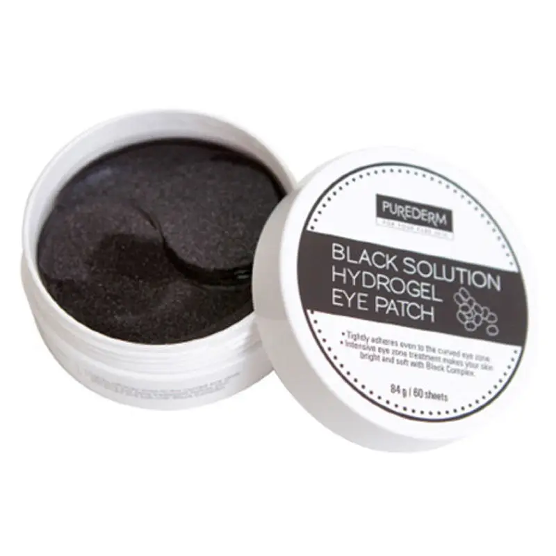 ZANABILI Best Korea Cosmetics PUREDERM Black Solution Hydrogel Eye Mask