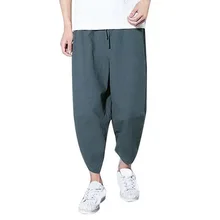 Для мужчин свободные Тренировочные Шорты Плюс Размеры 3XL Для мужчин шаровары Штаны упражнения широкие брюки спортивные брюки уличная Штаны Мужчины Бег Штаны