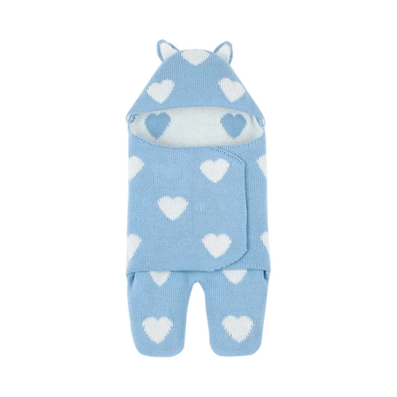 Детское одеяло, мягкие зимние детские постельные принадлежности, раздельное одеяло Манта для новорожденных младенцев, Одноцветный спальный мешок 0-12 м - Цвет: 2