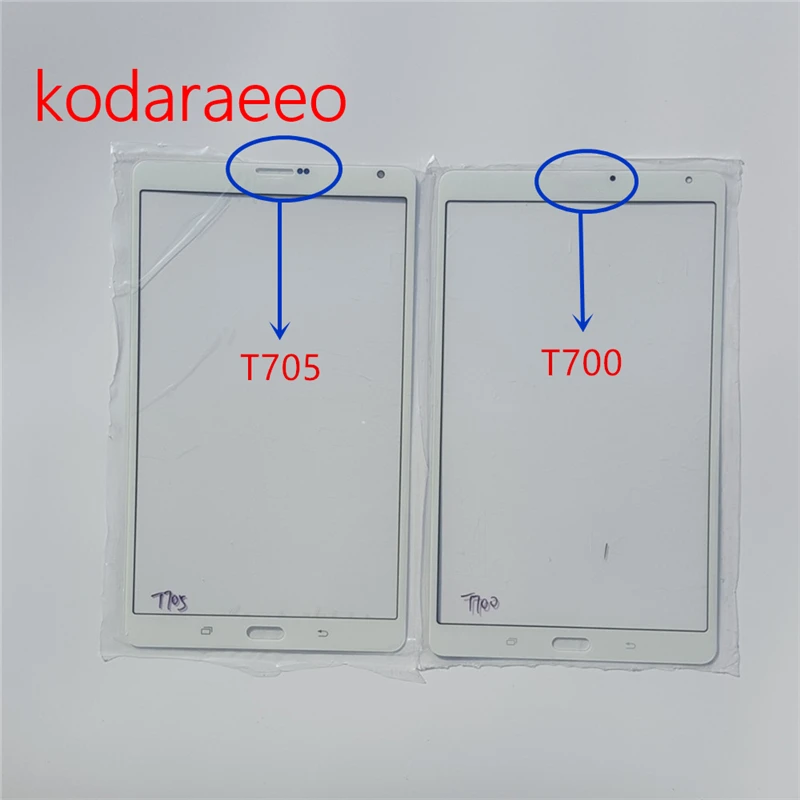 Kodaraeeo внешний Стекло для Samsung Galaxy Tab S 8 4 LTE t705 sm-t705/T700 SM-T700 Сенсорный экран |