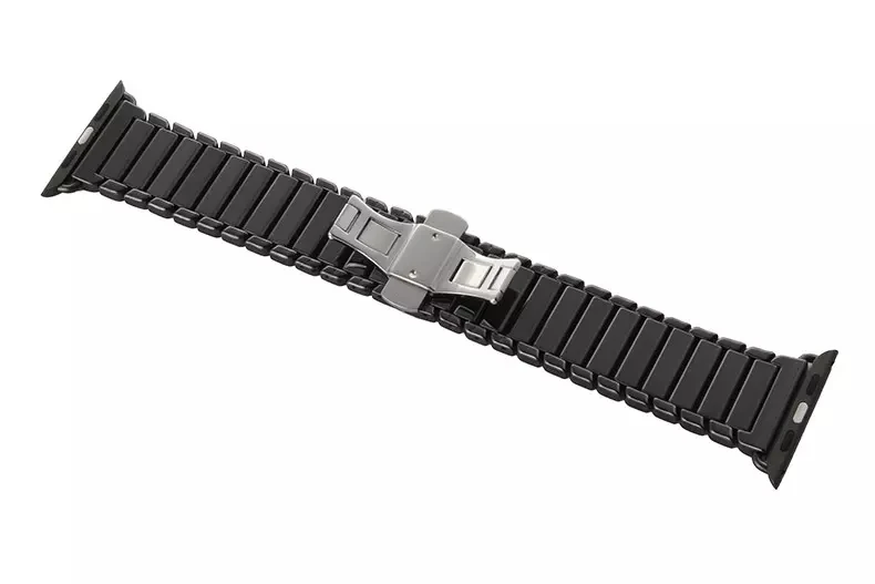 URVOI link браслет для apple watch 4 3 band космический керамический ремешок для iWatch 40 мм 44 мм цвет белый черный