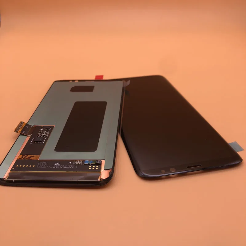 Без ожога тени 5 8 ''оригинальная рамка дисплея для samsung Galaxy S8 G950 G950F G950U G950W8 lcd