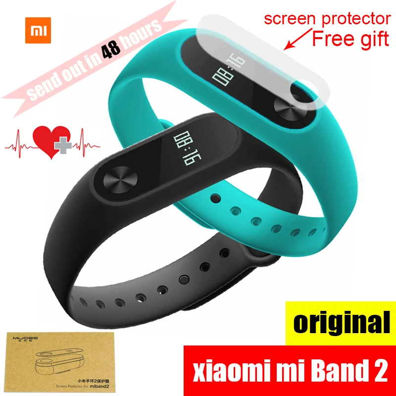 Original Xiaomi mi band 2 Bracelet Smart Wristband mi band