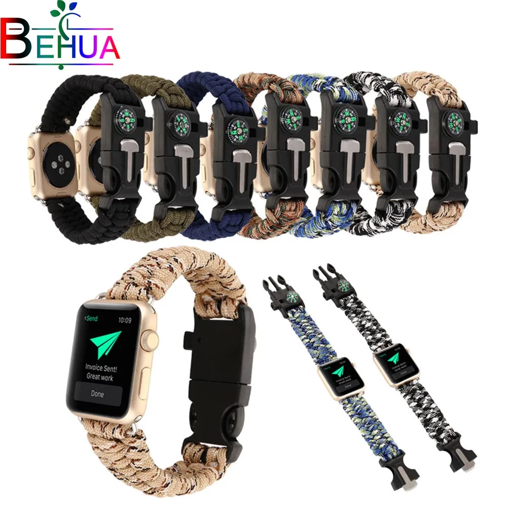 Тканый Шнур для Apple Watch ремешок iwatch 42 мм 38 | Наручные часы