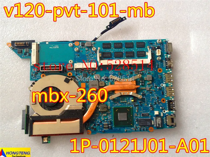 original SVS13117EC For Sony MBX-260 DDR3 Integrated Laptop Motherboard 1p-0121j01-a01   v120-pvt-101-mb 100% Test ok