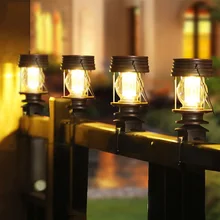 Водонепроницаемый светодиодный садовый светильник на солнечной батарее мерцающий беспламенный свеча открытый светильник ing подвесной бездымный Солнечный фонарь для кемпинга