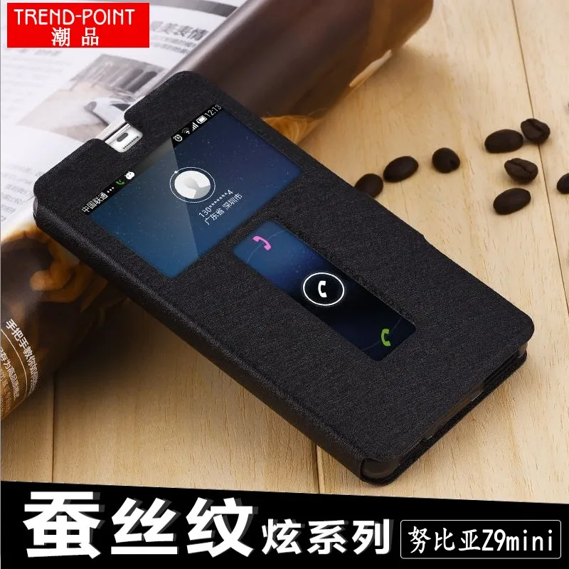 Fundas ZTE Nubia Z9 Mini Holder Cover Case For PU Leather Phone Bag Flip case |