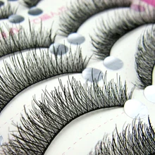 50 пар Черные Накладные ресницы инструменты для макияжа натуральные длинные накладные ресницы в отдельной упаковке накладные ресницы для макияжа