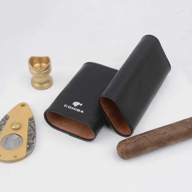 COHIBA Mini Cigarillos Cigars case Davidoff-Nicaraguan-Mini cigar case mini  cigar holder for Cigarillos Platinum