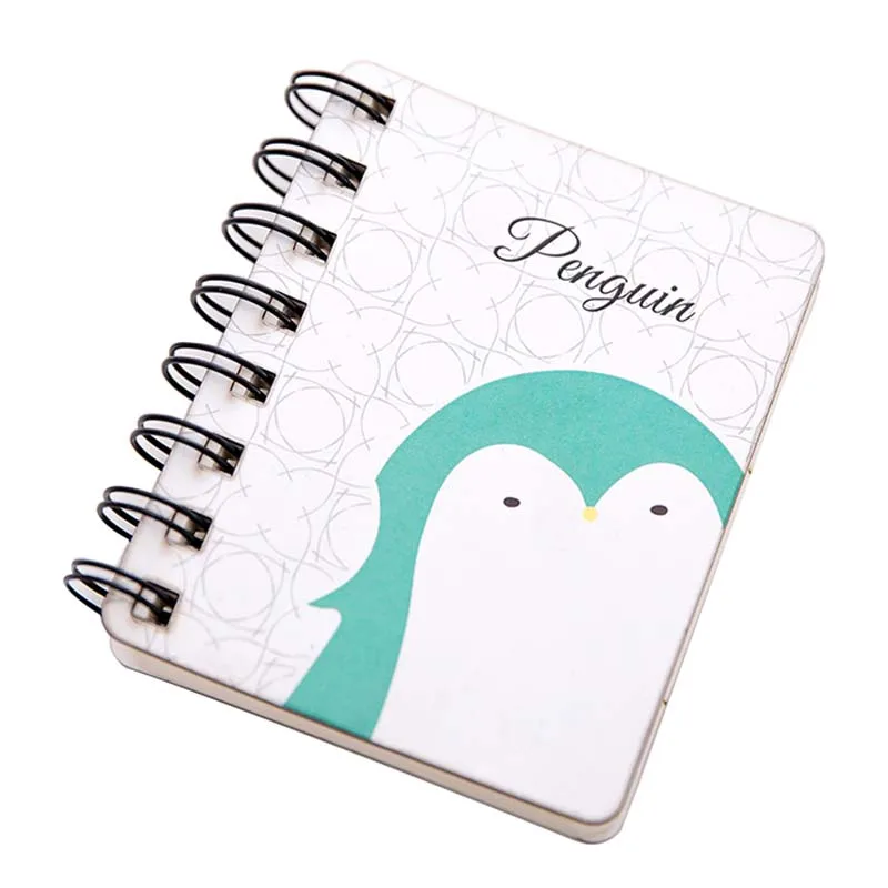

1 Pcs Creative Cute Animal Cartoon Rollover Coil Notebook (Penguin)