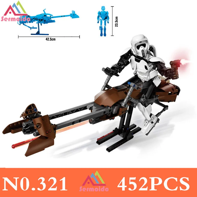 Solo Star Wars Legoings Darth Maul Chewbacca Jango Phasma Jyn Erso K-2SO Darth Vader Grievous Figure Building Blocks 