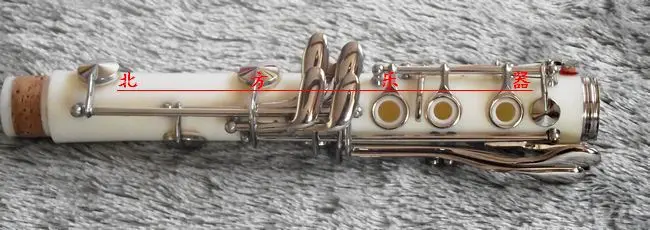 New Bb Clarinet White Color 17 Keys
