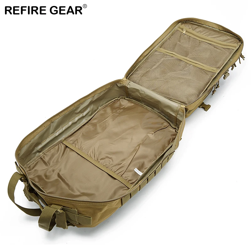 Refire Gear Outdoor Tactical Pack Backpack Large-Capacity Army Waterproof Bag Hike Camping Hunting Fishing Bag 42cm*32cm*29cm Refire Gear Outdoor Tactical Pack Backpack Large-Capacity Army Waterproof Bag Hike Camping Hunting Fishing Bag 42cm*32cm*29cm